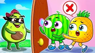 Knock Knock Knock! Who&rsquo;s There? | Home Safety Song | YUM YUM - Funny Kids Songs