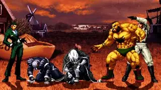 Gustab M vs Zangief & Heidern (The King of Fighters UM) #kof #kof2002