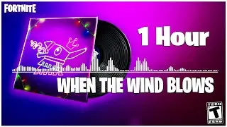 Fortnite When The Wind Blows Lobby Music 1 Hour Version! | Winterfest Reward 2022 (Christmas Music)