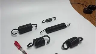 Hammock springs and porch swing spring machine