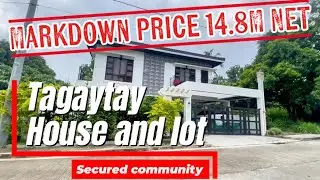 L-635-25 MARKDOWN PRICE ‼️ Tagaytay house and lot 5 bedrooms with basement and roof deck 
