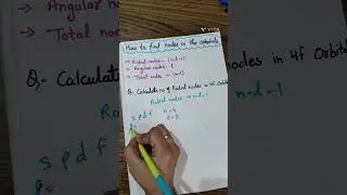 Radial nodes and angular nodes #iitmains #neet #11thchemistry #nodes #orbitals