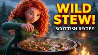 Disney Princess Merida Cooking Scottish Wild Stew - Brave Cartoon Story | @TheStoryTale_tst