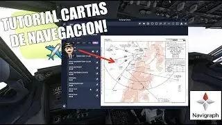 Explicando las cartas de navegación👨🏻‍✈️!! NAVIGRAPH ✈️