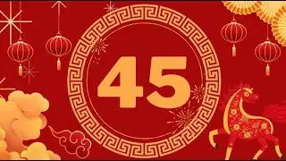 45 Lunar New Year Horse Timer with Music