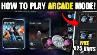 HOW TO PLAY ARCADE GAME MODE | FREE 825 UNITS + TITAN CRYSTAL | MCOC