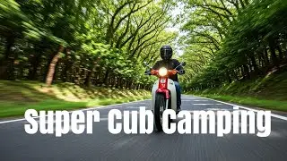 Motorcycle Camping:Super Cub Gear Essentials for Your Next Adventure wood stove in a snowpeak vault