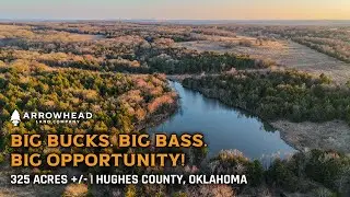 LAND FOR SALE: 325 Acres +/- Hunting Ranch in Hughes County, Oklahoma | Whitetail, Turkey, & MORE!