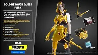 Fortnite Item Shop Golden Touch
