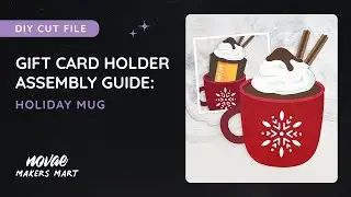 DIY Coffee Gift Card Holder | Paper Coffee Cup Gift Card Holder Template