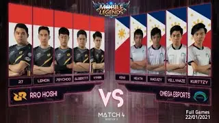 Mobile Legends M2 PlayOff | RRQ Hoshi Vs Omega Esports | Full Game | #mobilelegends #rrq