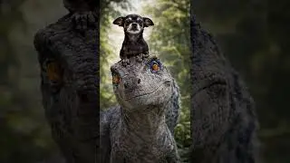 Comment! #misswiggles #ellathechihuahua #ella #2026 #blue #dinosaur #raptor #raptors #jurassicworld