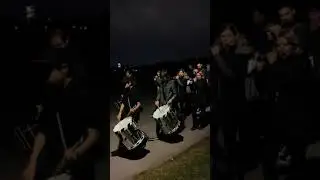 Marsch&uuml;bung in Riehen mit den Schreggmimpfeli
