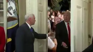 Trump's White House folk dance.