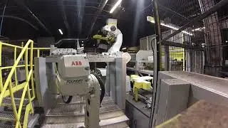 Automated cell to drill sand cores for cilynder heads - Iru&ntilde;a Automation