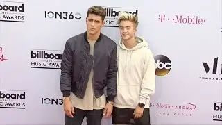 Jack Gilinsky and Jack Johnson 2017 Billboard Music Awards Magenta Carpet