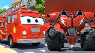 Fire Station Heroes &ndash; Episode 13 | Red Blaze vs The Meteor Storm | Talking Fire Trucks for Kids