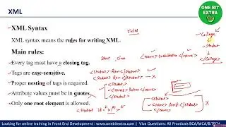 XML Syntax | XML Document Structure | XML Document Type Definition |  MDU Web Development 2 | DTD |