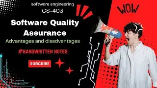 software quality assurance | SQA | Advantages and Disadvantages | software engineering. #SQA