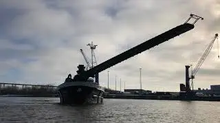 Die Spauwer im Kreishafen Rendsburg