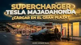 Vista aérea Supercharger Majadahonda, Madrid - Gran Plaza - 4K HDR
