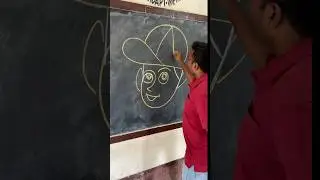 Draw a boy using letter &ldquo;boy&rdquo; #art #shorts