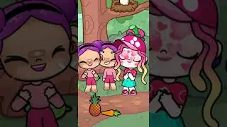 Fruit Glow Up 🍓🍍🥒 #tocaboca #avatarworld #funny #cute #trending #shorts