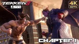 Tekken 8 Story Mode Chapter 1 | Jin vs Kazuya Begins! | Full Gameplay #tekken8 #ps5 #gameplay