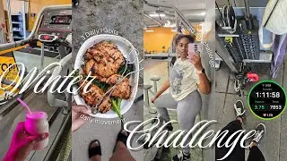 30-дневный зимний челлендж❄️: утренний распорядок в 5 утра, поход за продуктами, приготовление ед...