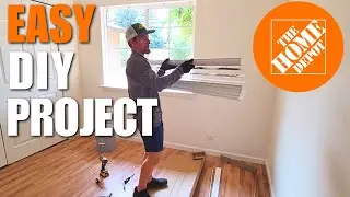 Как УСТАНОВИТЬ деревянные искусственные жалюзи Home Depot за 5 ПРОСТЫХ шагов!