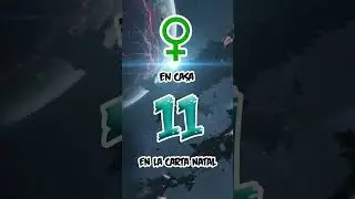 VENUS EN LA CASA 11 EN LA CARTA NATAL #cartanatal #cartaastral #casa11