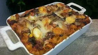 Cuisine Sicilienne - Gratin de Pâtes à la Messinaise