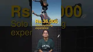 Learn Solo Skydiving in INR 36000 in India #skydiving