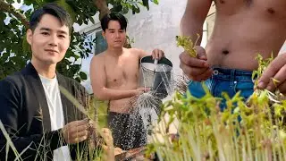 72 Giờ Trồng Giá Bằng Cát Và Được Ăn Món Ngon Vợ Nấu | Nguyễn Huy & Nguyễn Điền