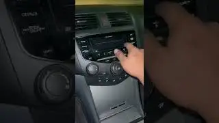2003-2007 Honda Accord locked radio fix
