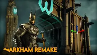 Building WAYNE TOWER in Unreal Engine! | Voxel Arkham Gotham City