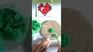 Waste Paper DIY 😱❤️&zwj;🩹|#wastepapercraft#artandcraft#satisfying#textureart#ytshorts#viralvideo