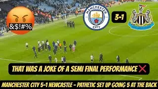 Man City 3-1 (5-1) Newcastle away day vlog - THOSE PLAYERS DID NOT DESERVE THAT SUPPORT TONIGHT !!!!