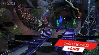 Playing Planet Coaster 2 with the new DLC Sorcery Pack | Live Stream | ZwollywoodZz