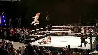 (Spoiler) Kairi's first diving elbow drop in WWE
