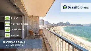 APAERTAMENTO 4 QUARTOS NA AV. ATLÂNTICA - REF.1011880