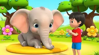 Сонный слоненок вздремнул | Детские стишки и песенки для детей