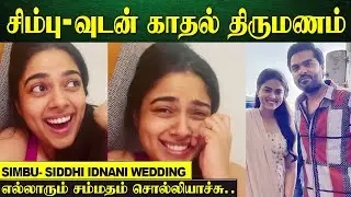 Simbu Marriage க்கு சம்மதம் சொல்லிட்டரு 💞 | Siddhi Idnani Love with STR? | simbu sidhhi wedding