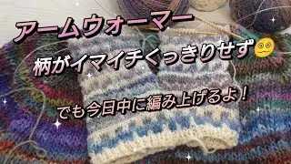 アームウォーマーもうじき完成、だけどこれはどうなん？