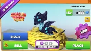 Dark Ice Dragon + Gem Dragon Hatching! , Dragon Mania Legends | Part 1404 HD