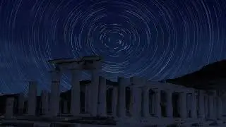 Fake Time Lapse StarTrail with Generative Ai and Particle Playground