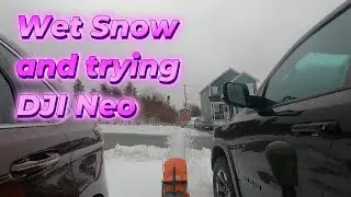 Wet Snow and Trying the DJI Neo
