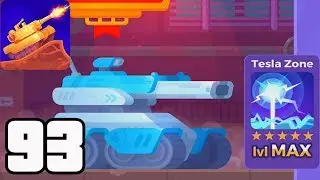 Tank Stars - Gameplay Walkthrough part 93 - Tank Spectre & Tesla Zone Max lvl (iOS,Android)