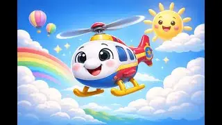 Helicopter Sounds for Kids | Learn Helicopter Sounds | Toddler Learning Video