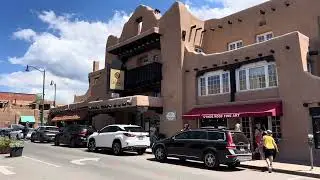 Santa Fe, New Mexico - west side of La Fonda Hotel 
